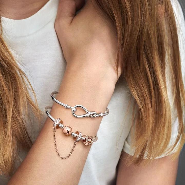 Image du produit Pandora Chaîne de confort Rose Moments (Argent 925)