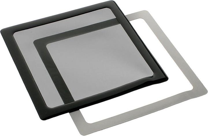Actual product image DEMCiflex dust filter 200mm, square - black/black