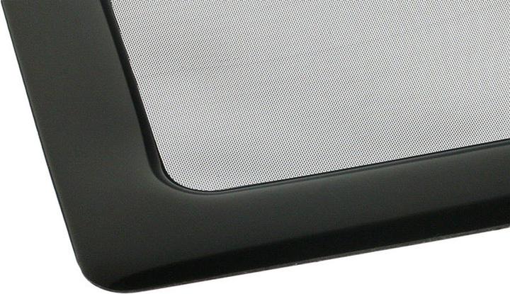 Actual product image DEMCiflex dust filter 200mm, square - black/black