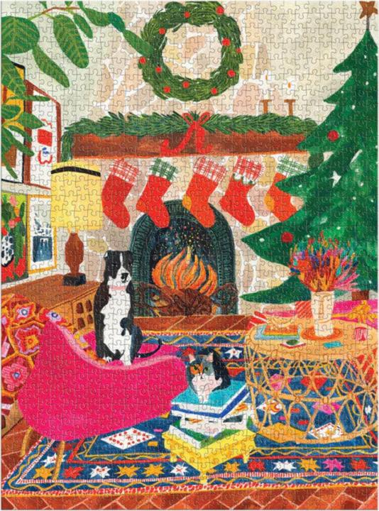 Immagine prodotto Abrams & Chronicle Puzzle da 1000 pezzi di Fireside Friends in scatola quadrata (1000 pezzi)