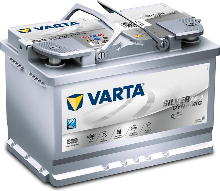 Productafbeelding Varta Zilveren Dynamic AGM E39 (12 V, 70 Ah, 760 A)