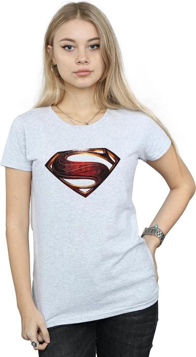 Actual product image Superman Womens/Ladies Logo Cotton T-Shirt (M)