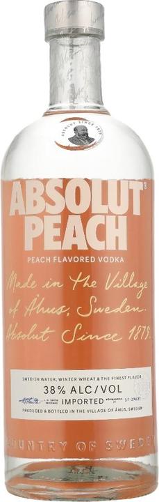 Actual product image Absolut Apeach (1 x 100 cl)
