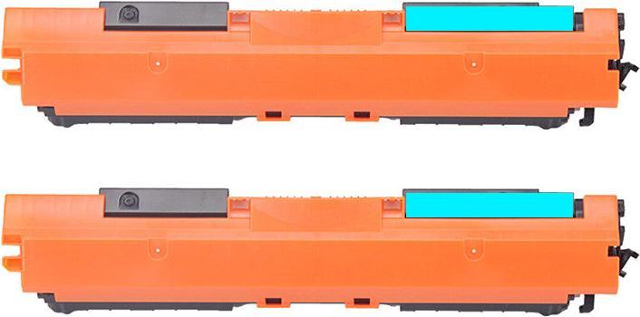 Actual product image Hermex Compatible HP Color LaserJet Pro MFP M476dw Colour Printer Cartridges cyan 2 pieces (C)