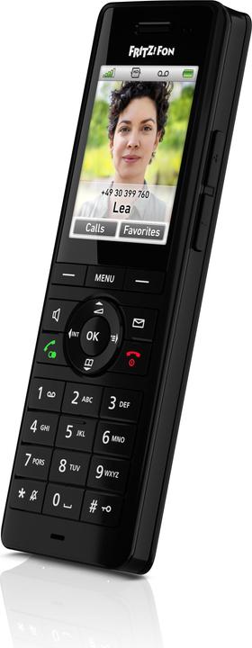 Produktbild AVM FRITZ!Fon 20003009, DECT-Telefon, Kabelloses Mobilteil, Freisprecheinrichtung, 100 Eintragungen, Anr