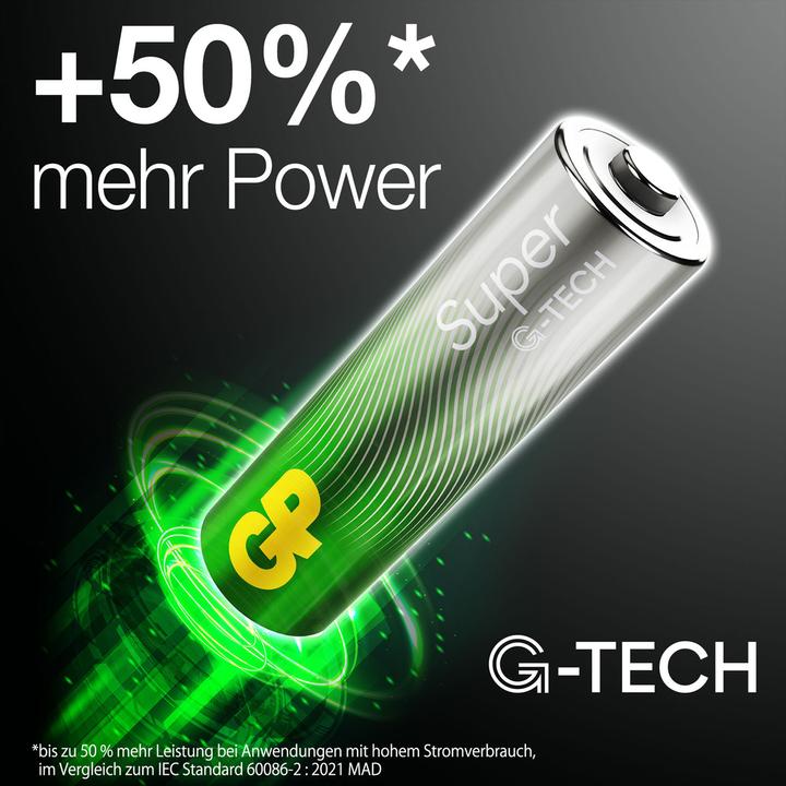 Image du produit GP Batteries Super (40 pcs, AAA, 575 mAh)