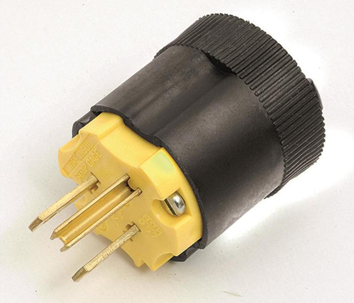 Productafbeelding Bachmann 910.179 3P Zwarte Elektrische Netstekker