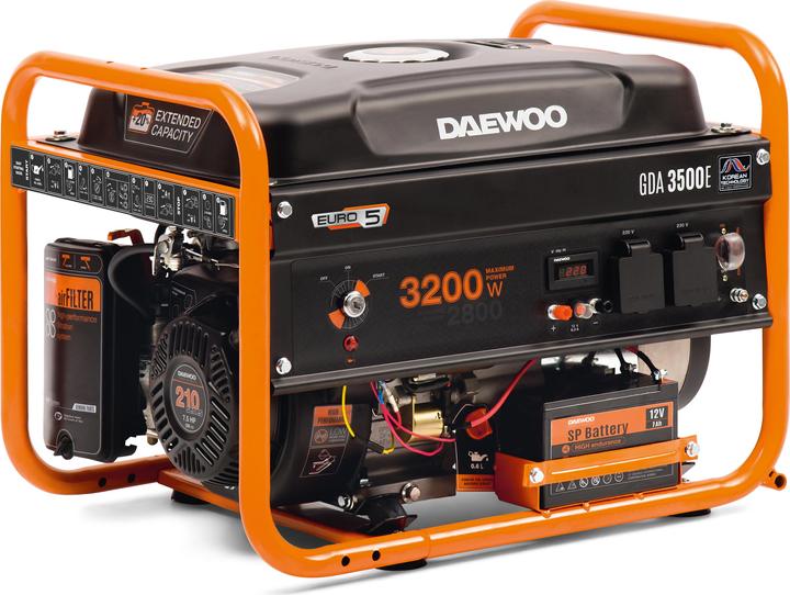 Daewoo Power Products Benzin Stromerzeuger (2800 W, 18 l)