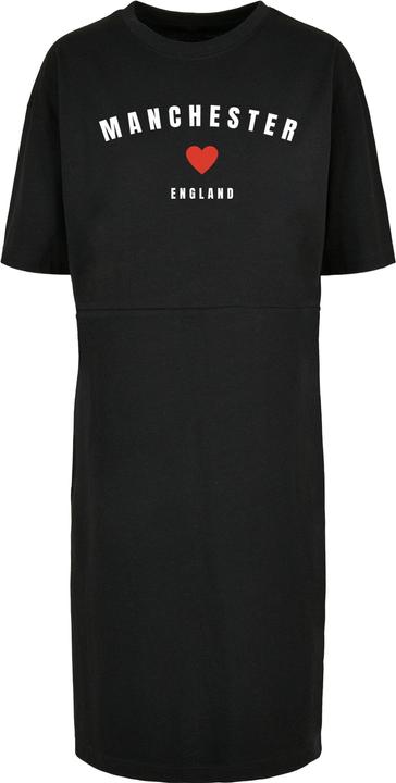 Merchcode Ladies Manchester X Organic Oversized Slit Tee Dress - 117773
