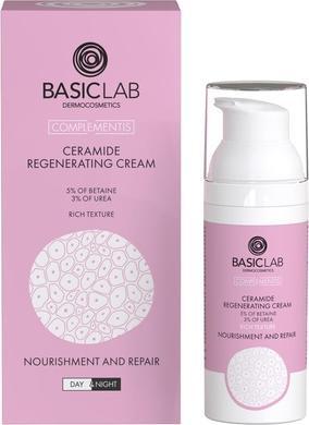 Actual product image BasicLab Complementis Ceramide Regenerating Cream 5% Betaine And 3% Urea Nourishment And (50 ml)