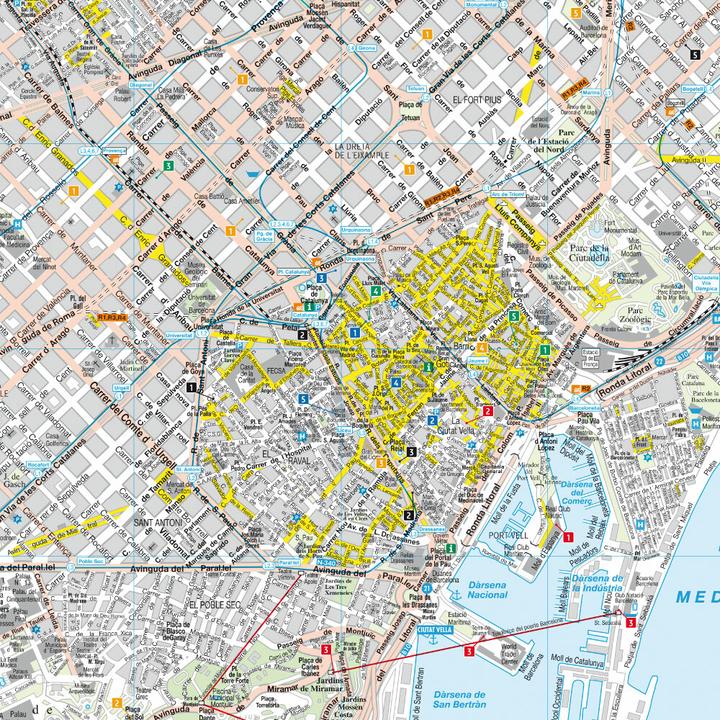 Image du produit Barcelone, plan de ville 1:10.000, freytag & berndt