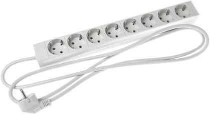 Productafbeelding Kopp Power strip 19" 8-voudig zonder schakelaar (8 x, CEE 7/3, 2 m)