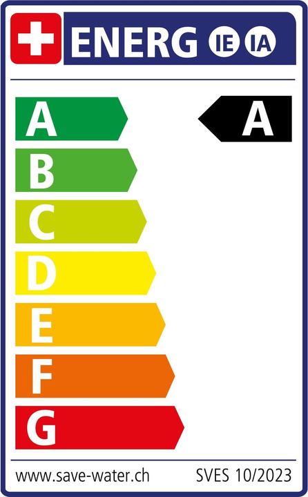 Energie-Label KWC Fit-E (1 Strahlarten, 6 l/min)