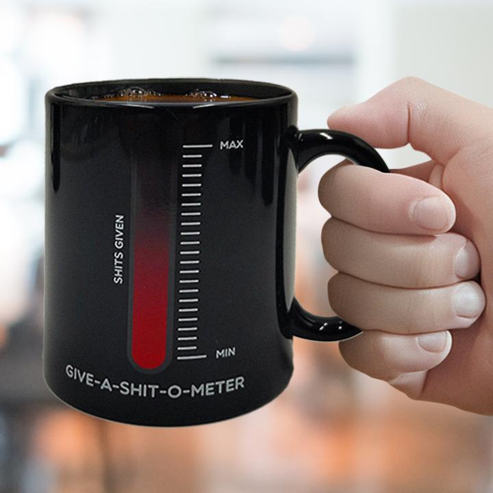 Image du produit Mad Monkey Tasse Give a Shit avec changement de couleur par la chaleur (300 ml, 1 x)