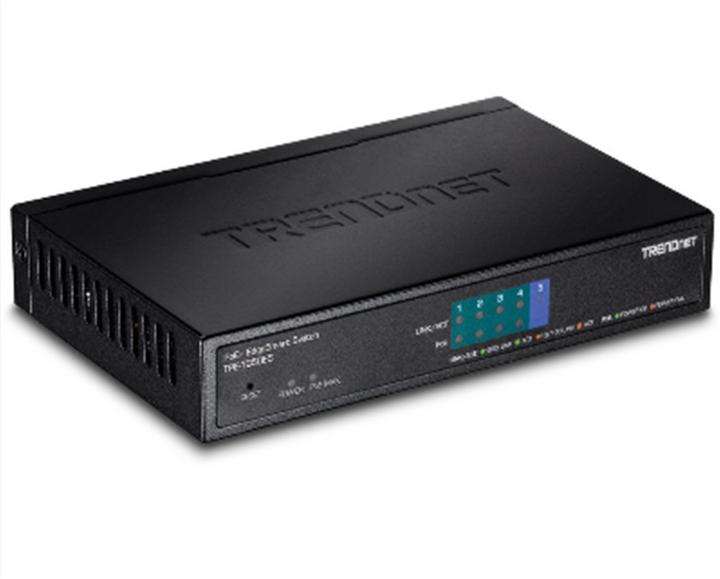 Actual product image Trendnet TPE-TG50ES PoE+ Switch (5 Ports)