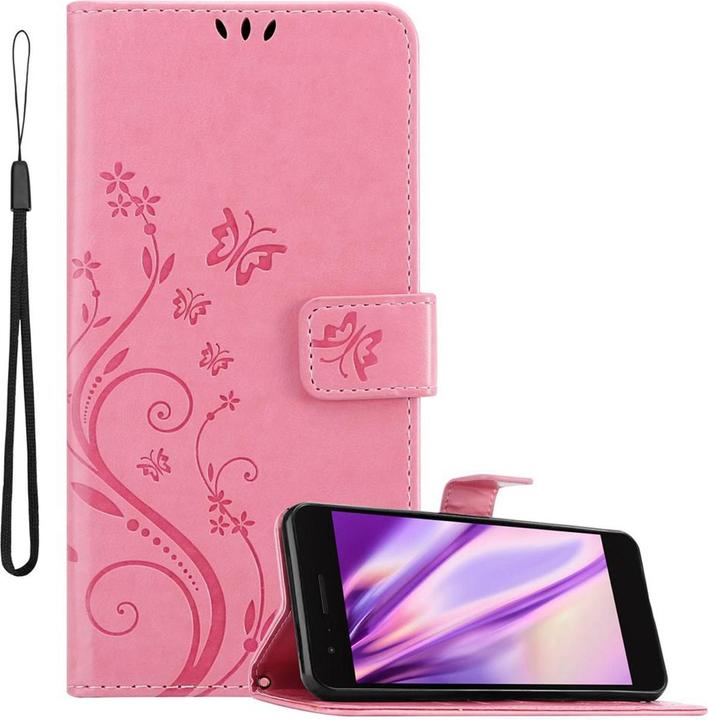 Actual product image Cadorabo Flower Book Cover (Huawei Y9 (2018), LG K8 2018)