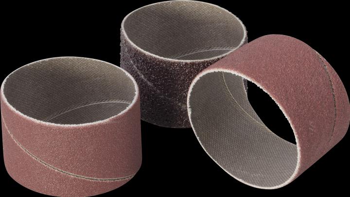 Immagine prodotto wolfcraft Set di nastri abrasivi per cilindro abrasivo, 3 pezzi. (50, 80, 150)