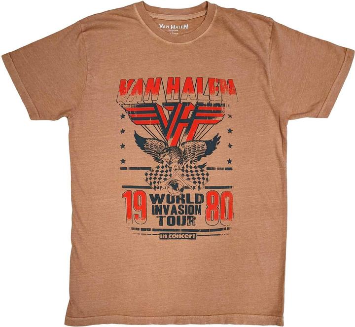 Immagine prodotto Van Halen Maglietta Unisex Adulti World Invasion Distressed (XL)