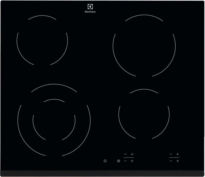 Produktbild Electrolux HOC620F Black Built-in Ceramic 4 zone(s)