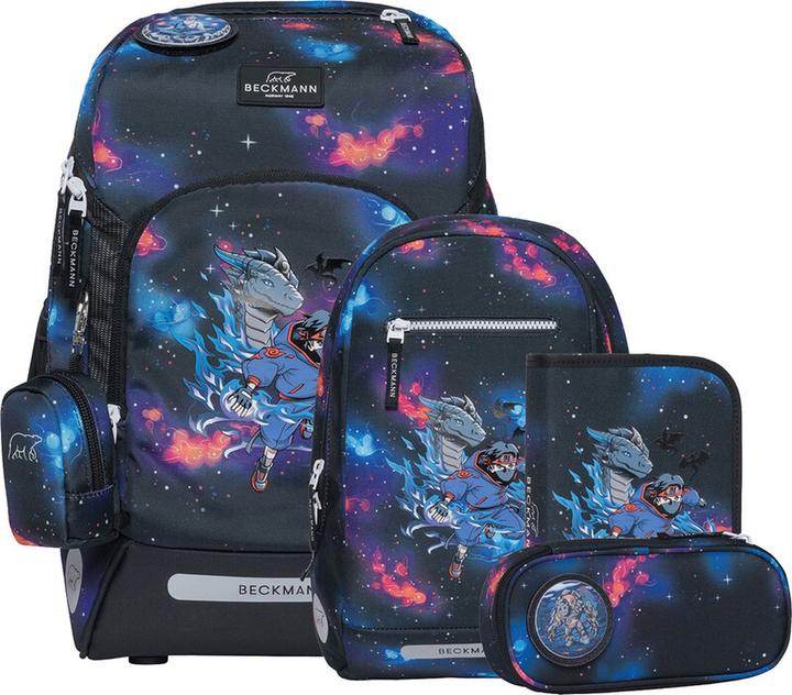 Beckmann Schulrucksack Active Air FLX mit Wendetasche (25 l)