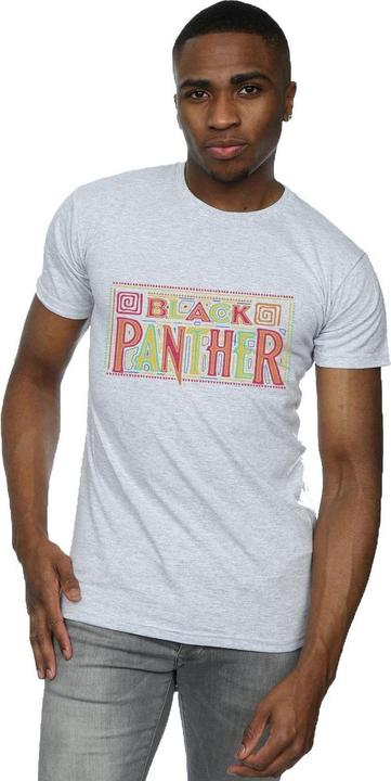 Actual product image Mens Black Panther Tribal Logo T-Shirt (S)