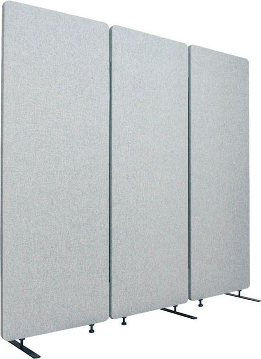 Luxor Acoustic partition wall, light grey 183.0 x 168.0 cm