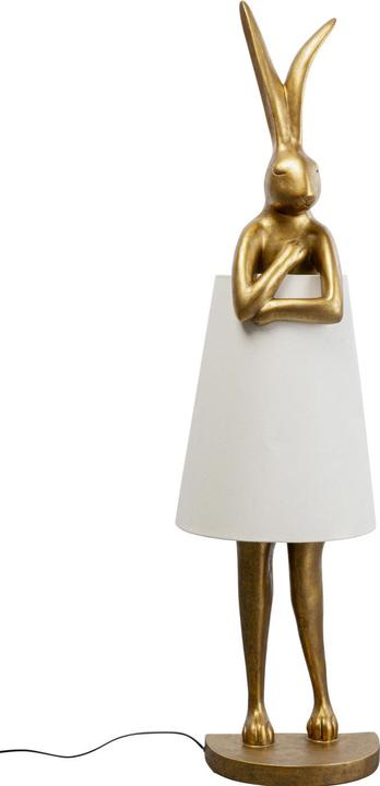 Produktbild Kare Design Stehleuchte Animal Rabbit Gold/Weiss 150cm (E27)