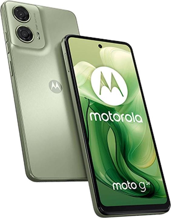 Produktbild Motorola Moto G24 (128 GB, Ice Green, 6.56", Dual SIM, 50 Mpx, 4G)