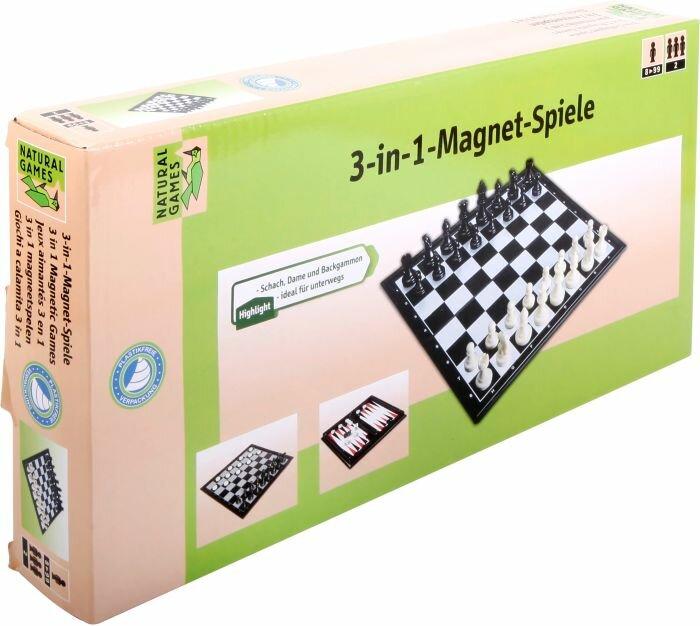 Immagine prodotto Natural games Gioco magnetico 3 in 1 (Tedesco)