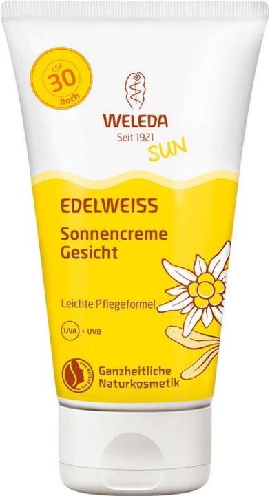 Produktbild Weleda Edelweiss Sonnencreme Gesicht LSF30 (Sonnencreme, SPF 30, 50 ml)