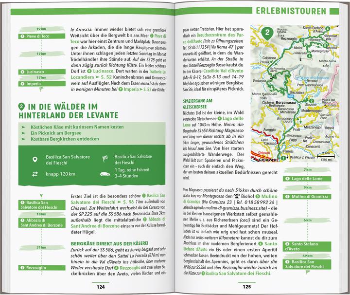 Valeurs nutritives et ingrédients Reiseführer Ligurien, Italienische Riviera, Cinque Terre (Allemand, Sabine Oberpriller, 2024)