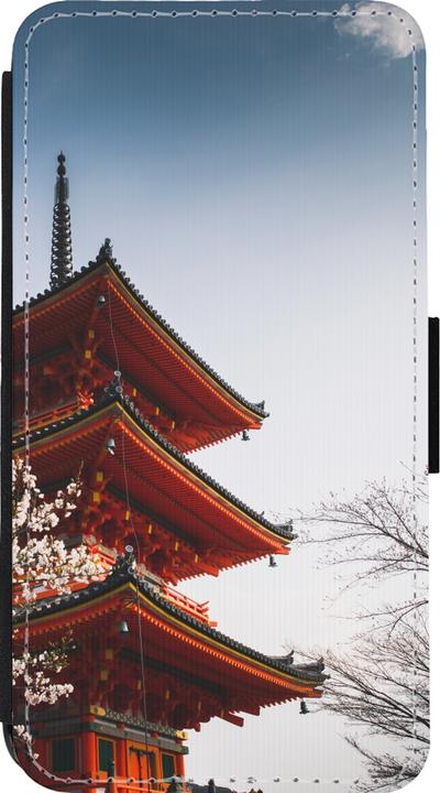 Produktbild PhoneLook Hülle Wallet schwarz Spring 23 Japan (Apple iPhone 13 mini)