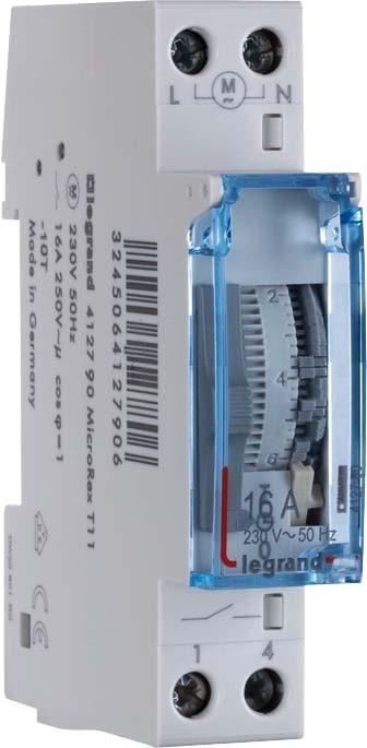 Produktbild Legrand MicroRex QT11 230V 50-60Hz 412790 Tagesschaltuhr,quarz