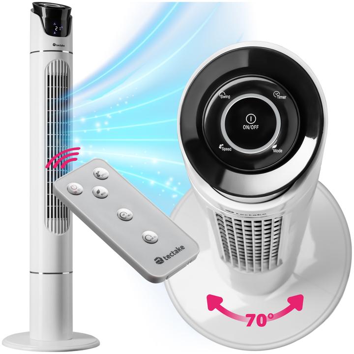 Image du produit tectake Ventilateur de tour (50 dB)