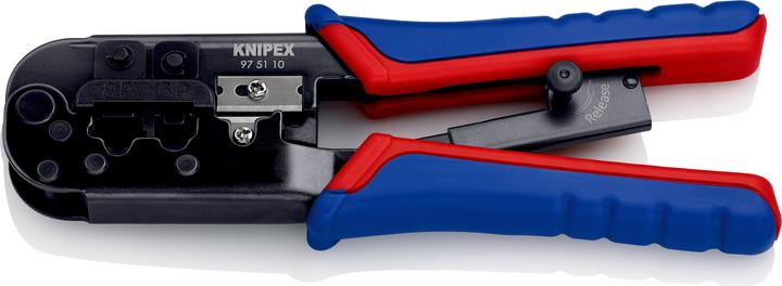 Actual product image Knipex Crimping Pliers for Western plugs (190 mm)