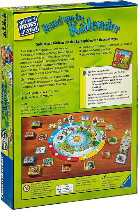 Actual product image Ravensburger Around the calendar (German)