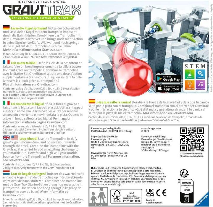 Immagine prodotto Ravensburger GraviTrax Trampolino GraviTrax