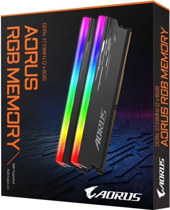 Produktbild Gigabyte Aorus RGB (2 x 8GB, 3733 MHz, DDR4-RAM, DIMM)