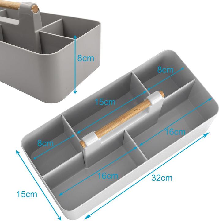 Immagine prodotto Intirilife Organizzatore per il trucco in grigio