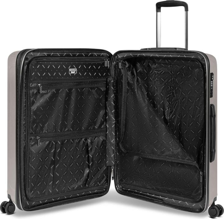 Produktbild Redolz Essentials 14 4 Rollen Trolley M 65 cm mit Dehnfalte (81 l, M (50 - 90l))