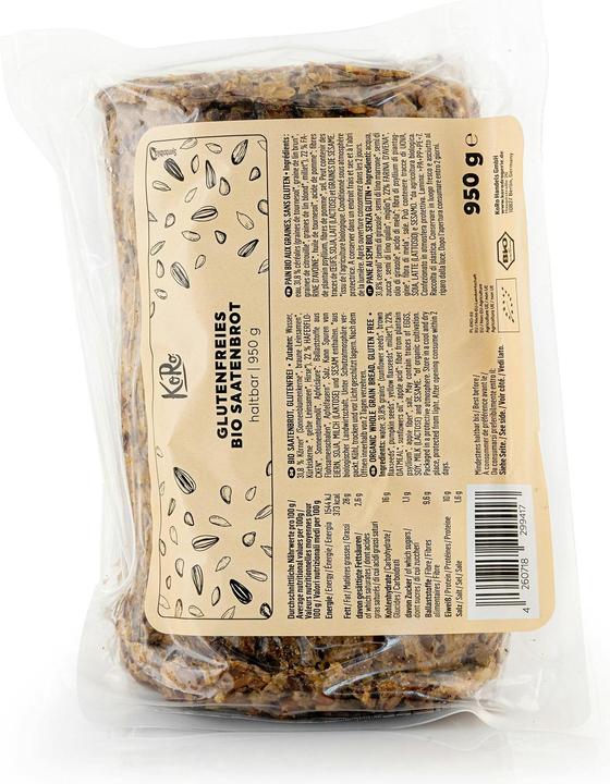 Actual product image KoRo Organic seeded bread, gluten-free (950 g)