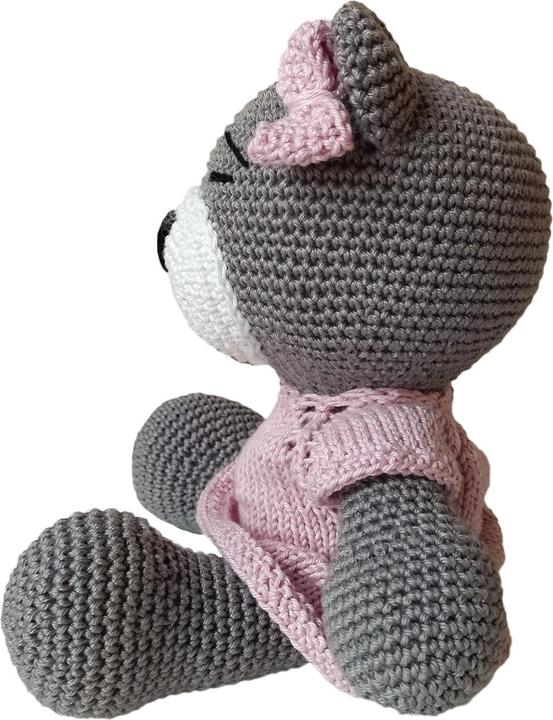 Image du produit Natura Punto Ours au crochet, doudou (27 cm)