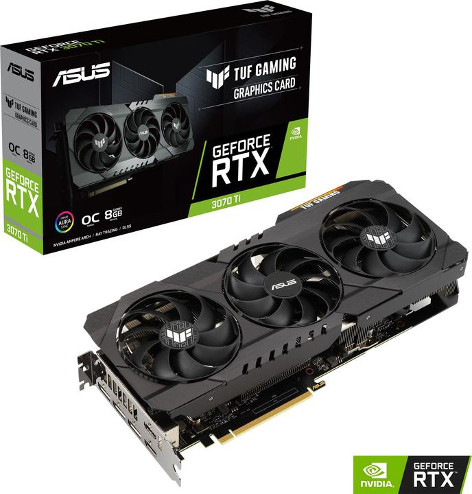 Image du produit ASUS GeForce TUF Gaming RTX 3070 Ti édition OC (8 Go)