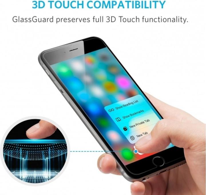 Produktbild Screenguard Apple iPhone 8 Panzerglas Schutzfolie Case Friendly Design (1 Stück, Apple iPhone 8)