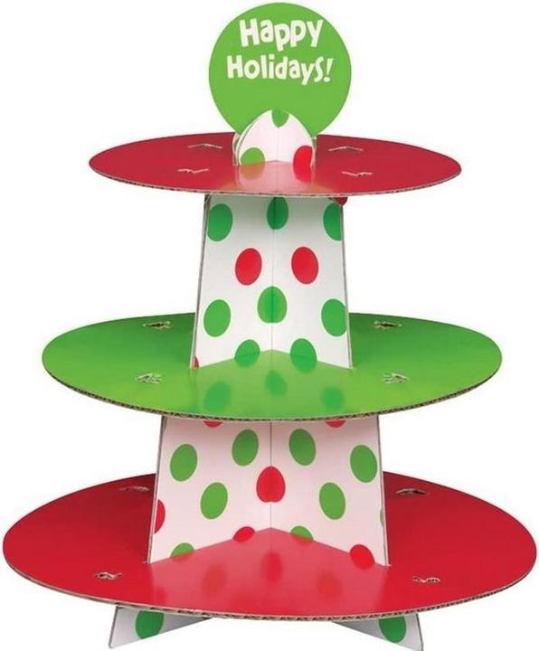 Actual product image Unique Party Polka Dot Tiered Cake Stand