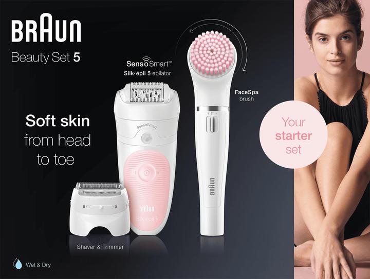 Produktbild Braun Epilierer-Set Silk-épil 5-885 BS