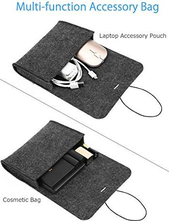 Produktbild Only-Bags.Store 15.4 Zoll Filz Hülle, Laptoptasche Kompatibel mit MacBook Air 15, MacBook Pro Retina 2012-2016
