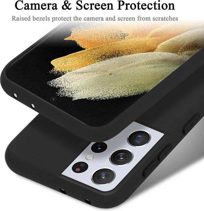 Immagine prodotto Cadorabo Copertura della cassa del silicone liquido TPU (Samsung Galaxy S21 Ultra)