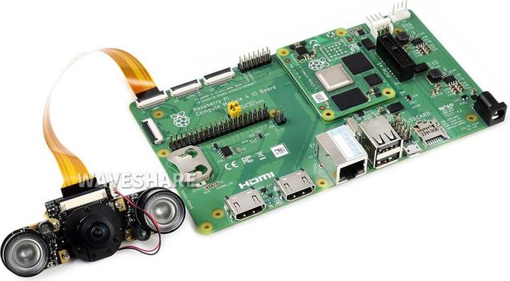 Produktbild WaveShare Kamera IMX219-160 162° FOV IR-CUT für Jetson Nano / Compute Module