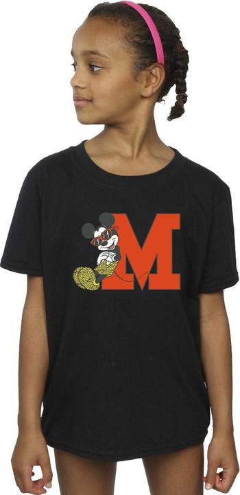 Actual product image Disney Girls Mickey Mouse Leopard Trousers Cotton T-Shirt (140, 146)